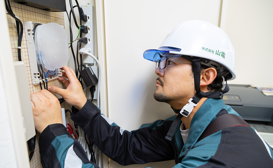 通信ネットワーク工事のイメージ写真